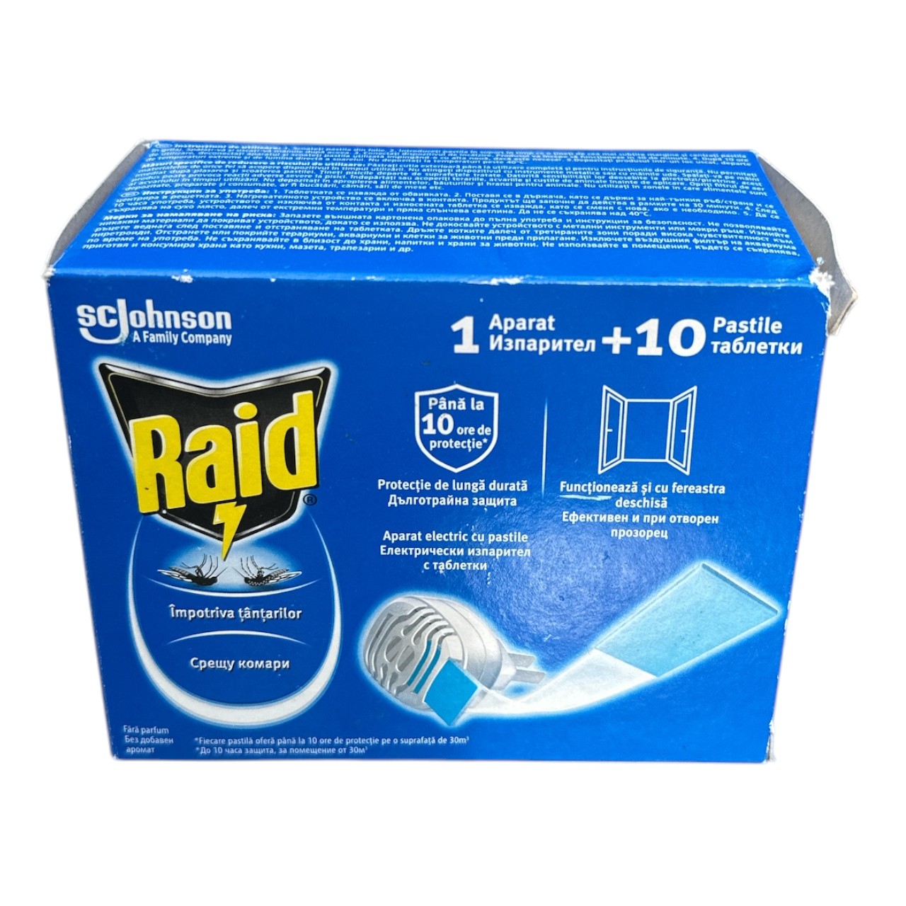Raid Aparat electric pentru tantari cu 10 pastile