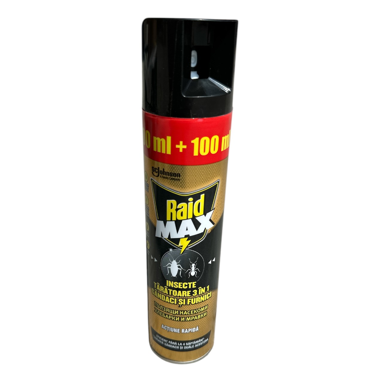 Raid Max 3 in 1 Spray insecte taratoare (gandaci), 300 ml