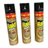 Raid MAX 3 in 1 Spray pentru insecte taratoare 300ml, 3 buc