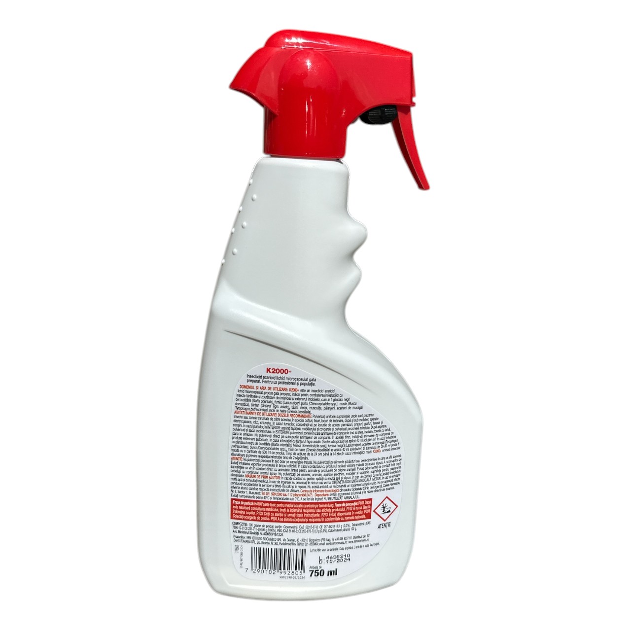 Sano K2000 insecticid microcapsulat cu pulverizator 750 ml - imagine 2