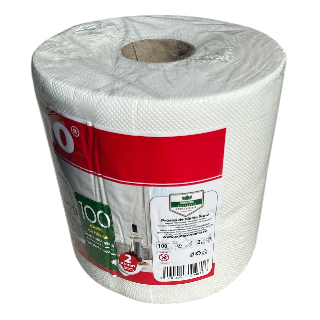 Sano Prosop hartie 2 straturi, 100 M - imagine 2