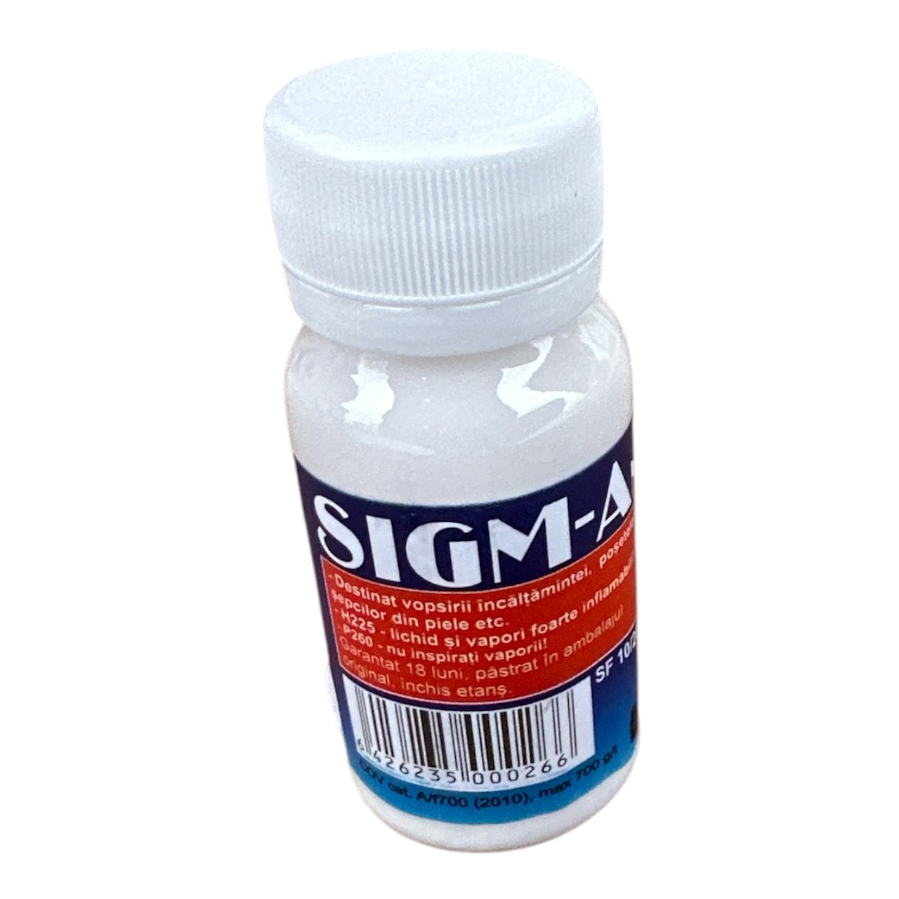 Vopsea piele sigmaron alb 50 ml