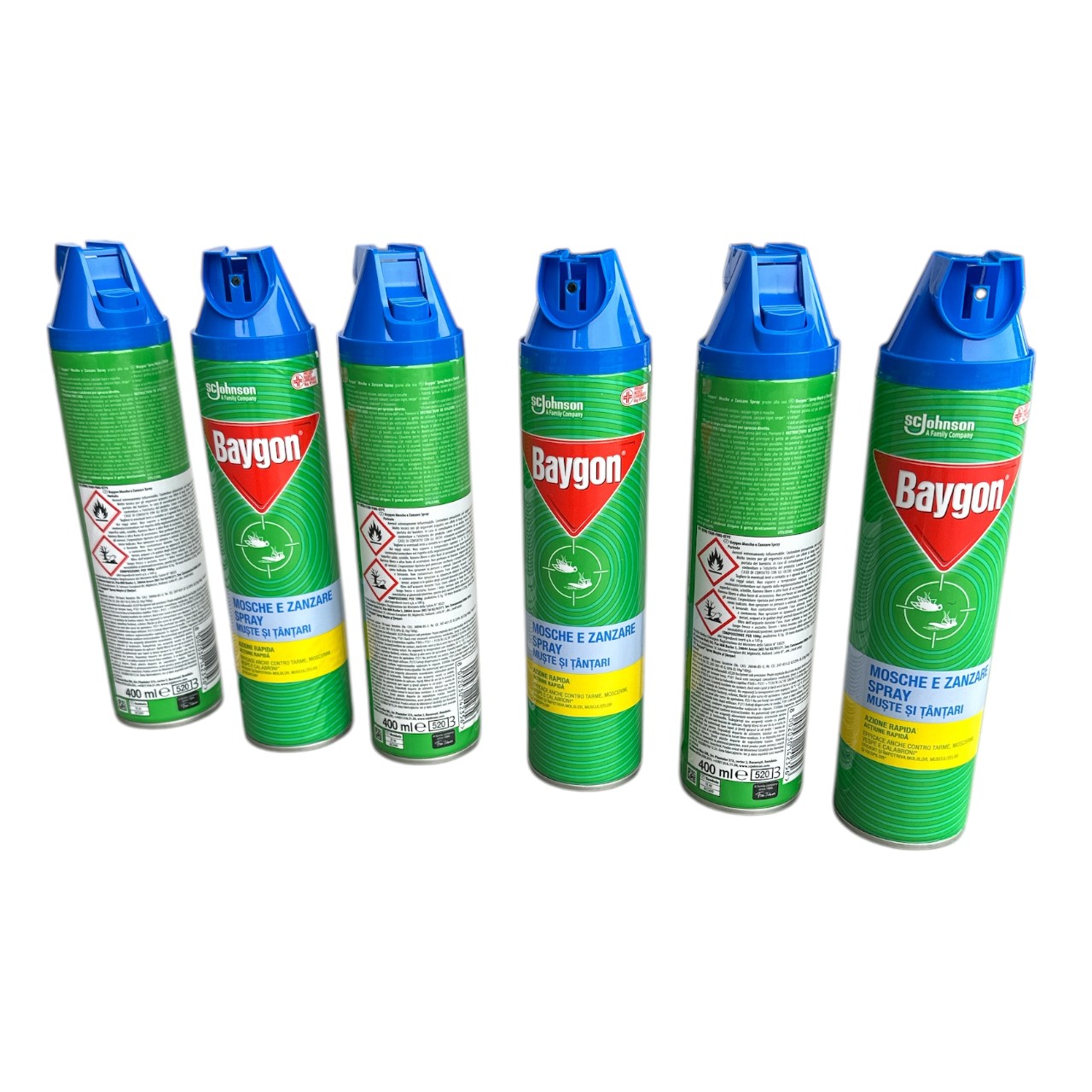 Spray Baygon anti tantari si muste 400ml, 6 bucati - imagine 2