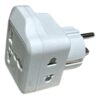 Stecher (Adaptor) Priza Schuko, Europa - UK / USA