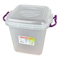 Sterk Cutie alimente din plastic cu capac 10 L