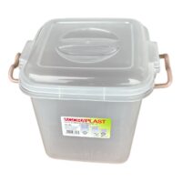 Sterk Cutie alimente din plastic cu capac 10 L