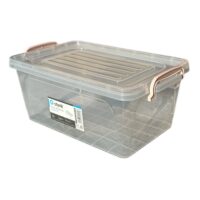 Sterk Cutie alimente din plastic cu capac, 8 litri