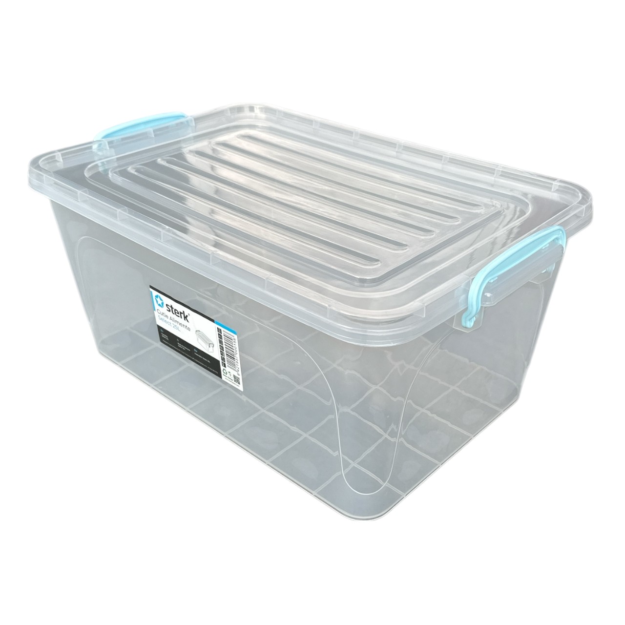 Sterk Cutie depozitare pentru alimente din plastic cu capac, 25L - imagine 2