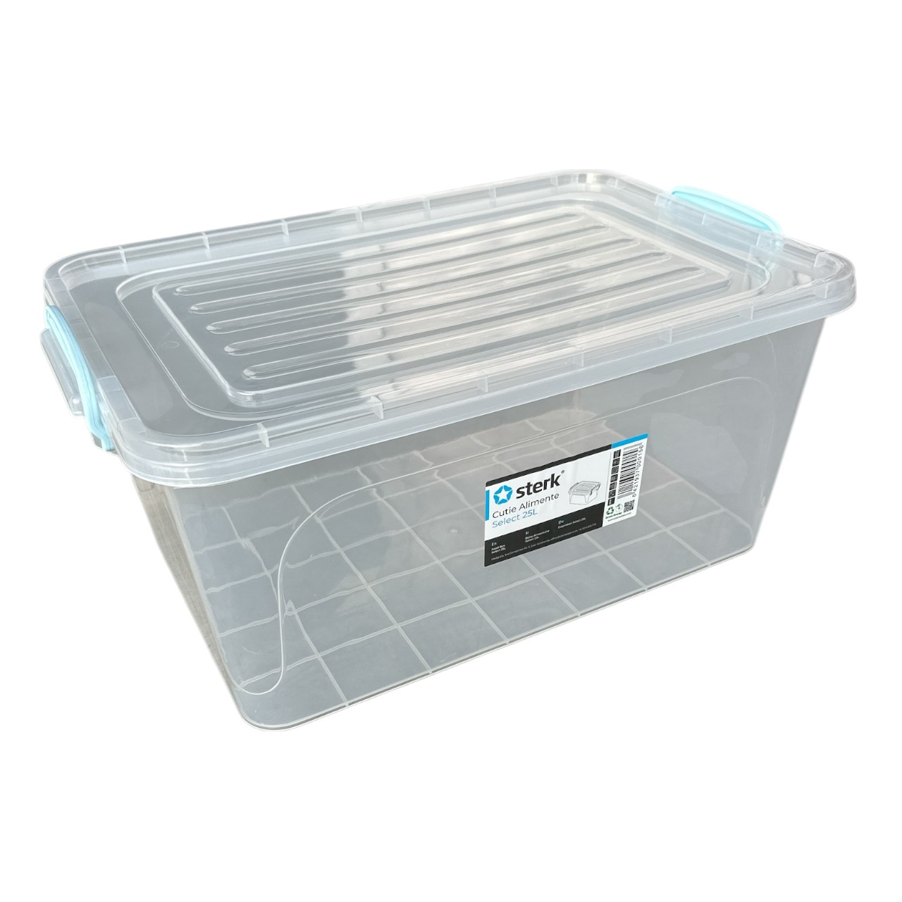 Sterk Cutie depozitare pentru alimente din plastic cu capac, 25L