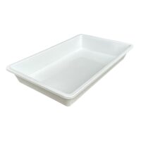 Sterk Tava autoservire plastic adanca alba 56.5 x 34.5 cm