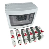 Tablou Sigurante, Echipat cu 6 intrerupatoare Automate (Bipolare) 10A+16A