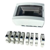 Tablou Sigurante, Echipat cu 8 intrerupatoare Automate 10A+16A (Bipolare)