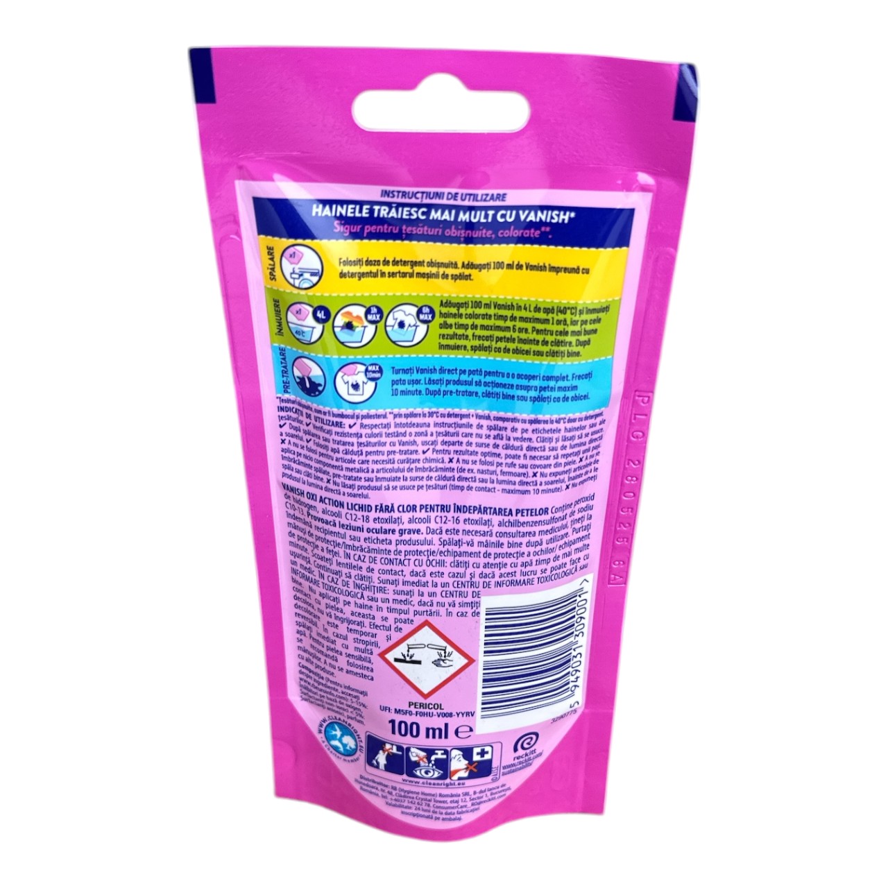 Vanish Pete Lichid, Plic 100 ml - imagine 2