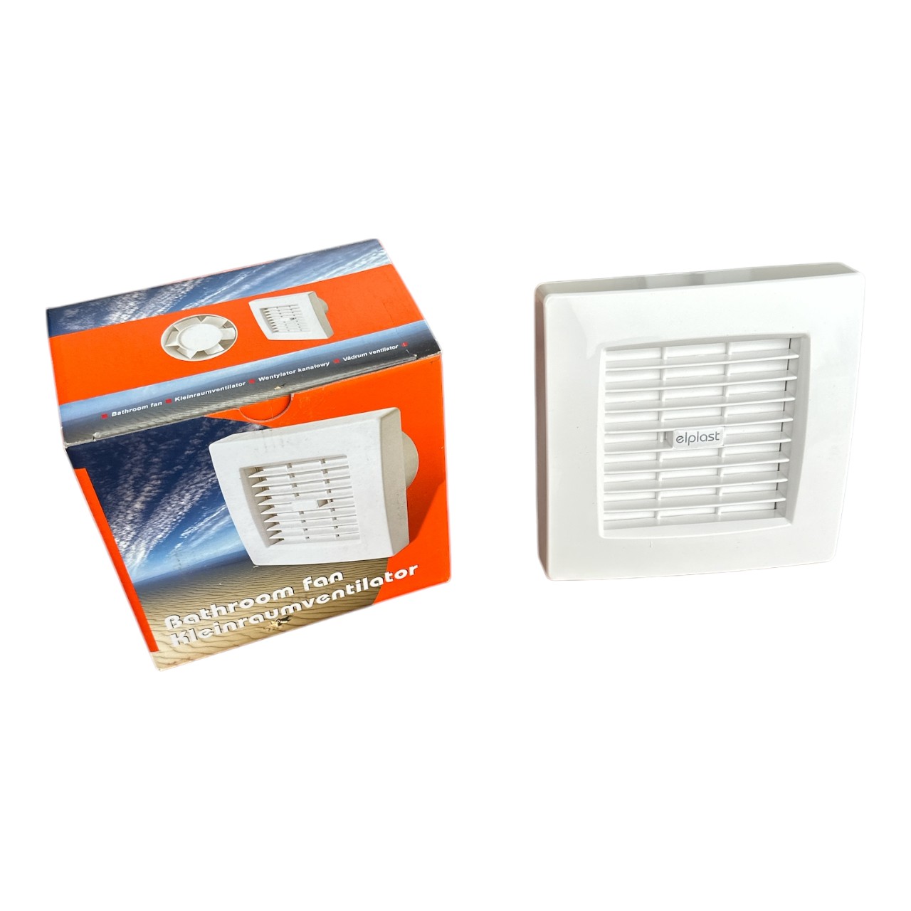 Ventilator de baie cu grila automata 100 mm - imagine 2