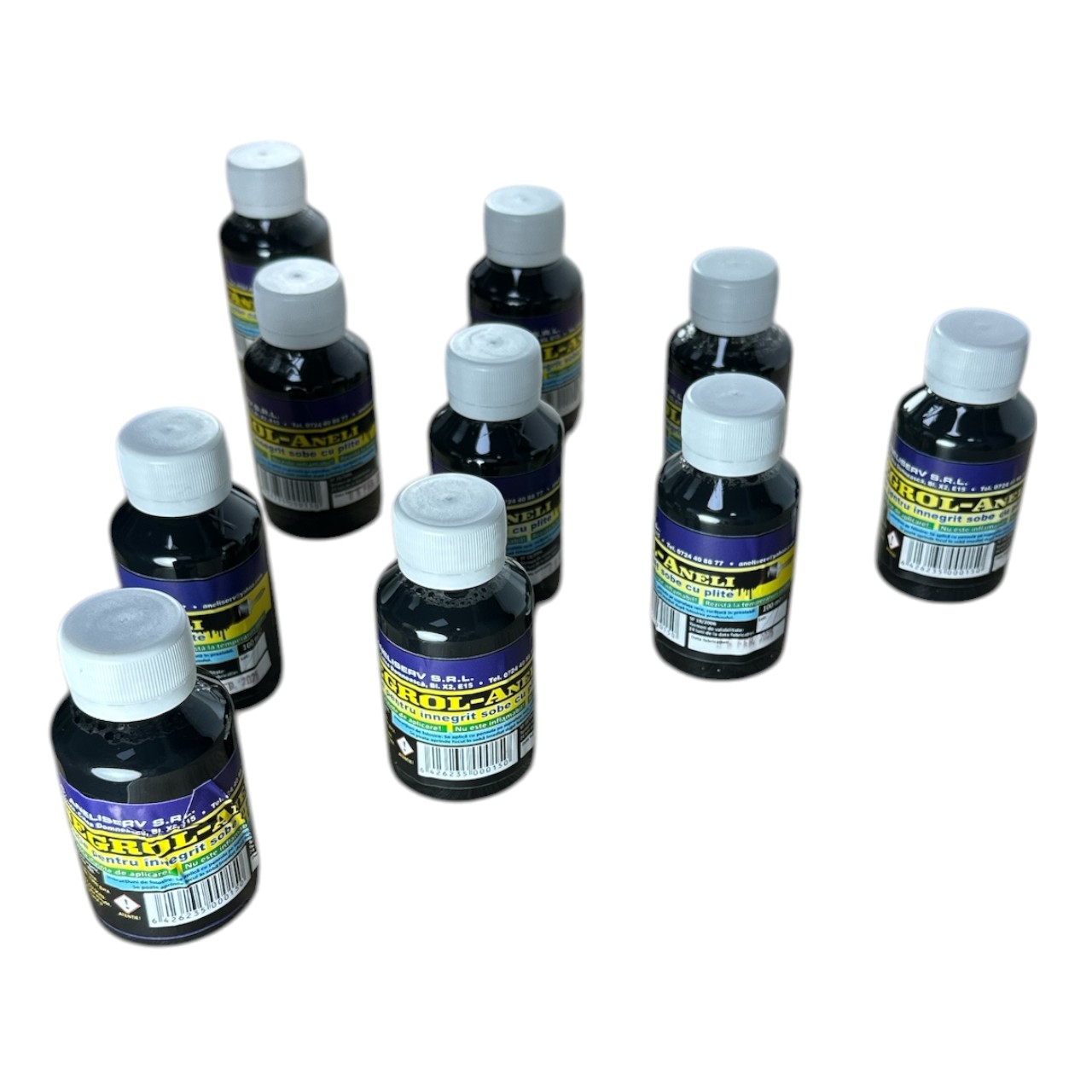 Vopsea plita neagra (100ml) set 10 bucati