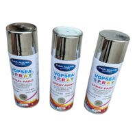 Vopsea spray Chrom (Argintiu) 450 ml, 3 bucati