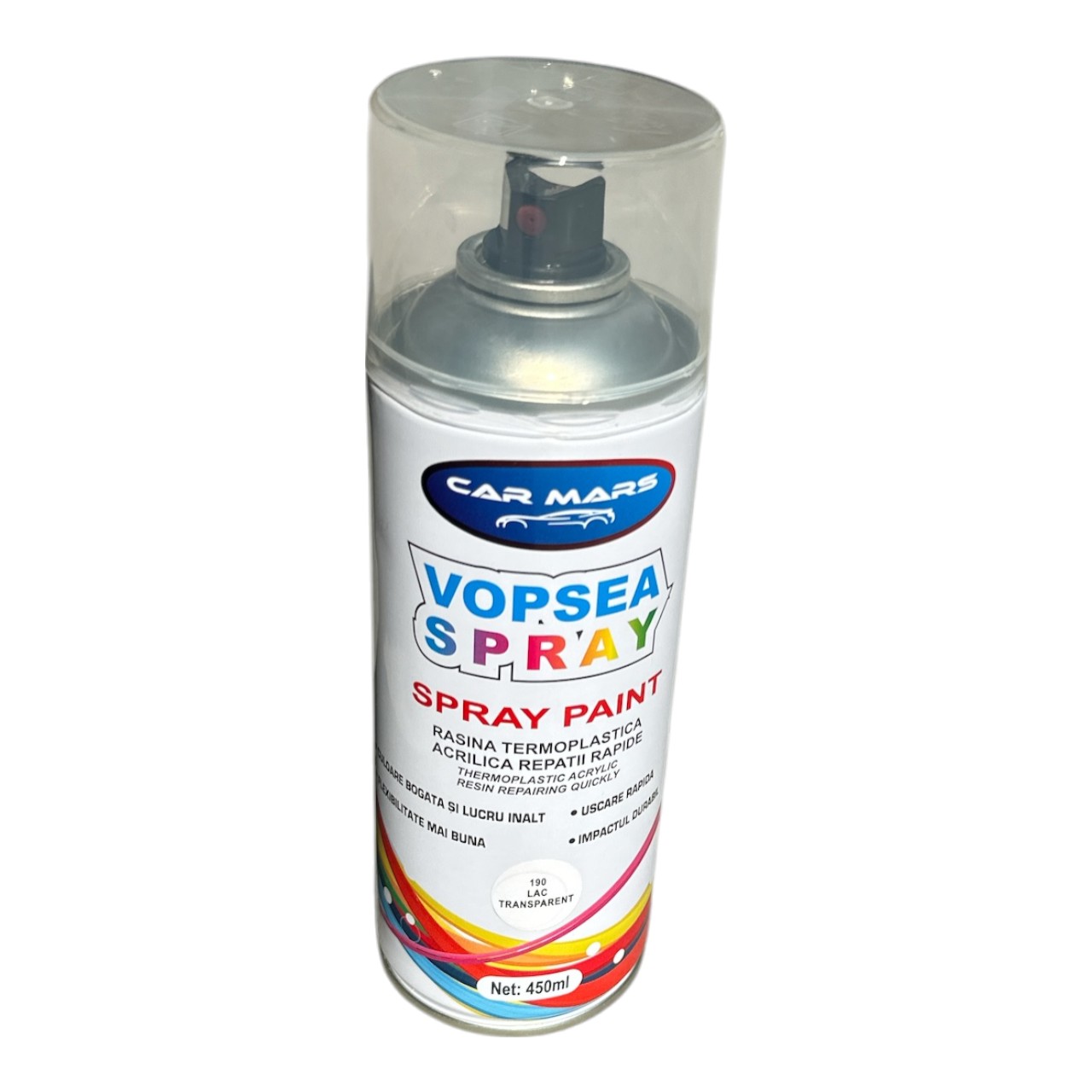 Vopsea Spray Lac Transparent Metal / Lemn, 450 ml