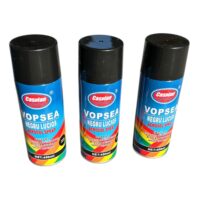 Vopsea spray reparatii negru lucios 3 x 450 ml
