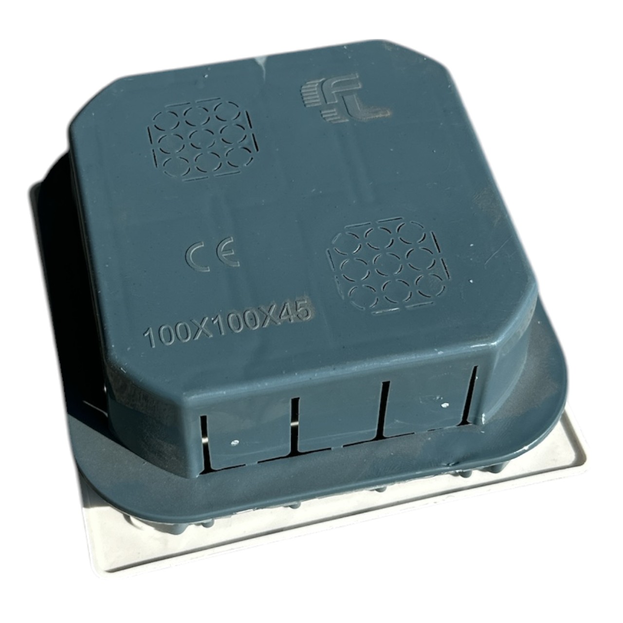 Doza de perete patrata cu capac ST - imagine 2