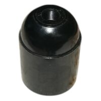 Fasung (Dulie) E27 din plastic, neagra