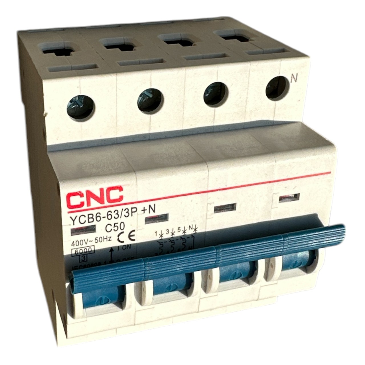 CNC Siguranta automata tetrapolara 50A 4P 4.5Ka - imagine 3