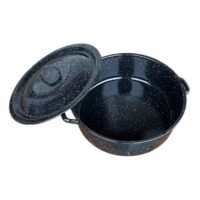 Cratita emailata 30 litri cu capac