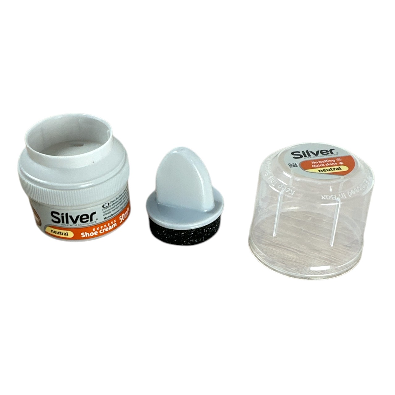 Crema de lustruit pantofi / incaltaminte piele, incolora, 60 ml - imagine 2