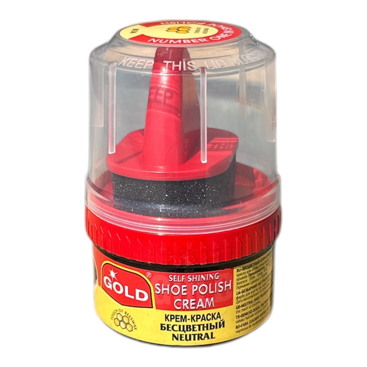 Crema de lustruit pantofi / incaltaminte piele, incolora, 60 ml - imagine 2