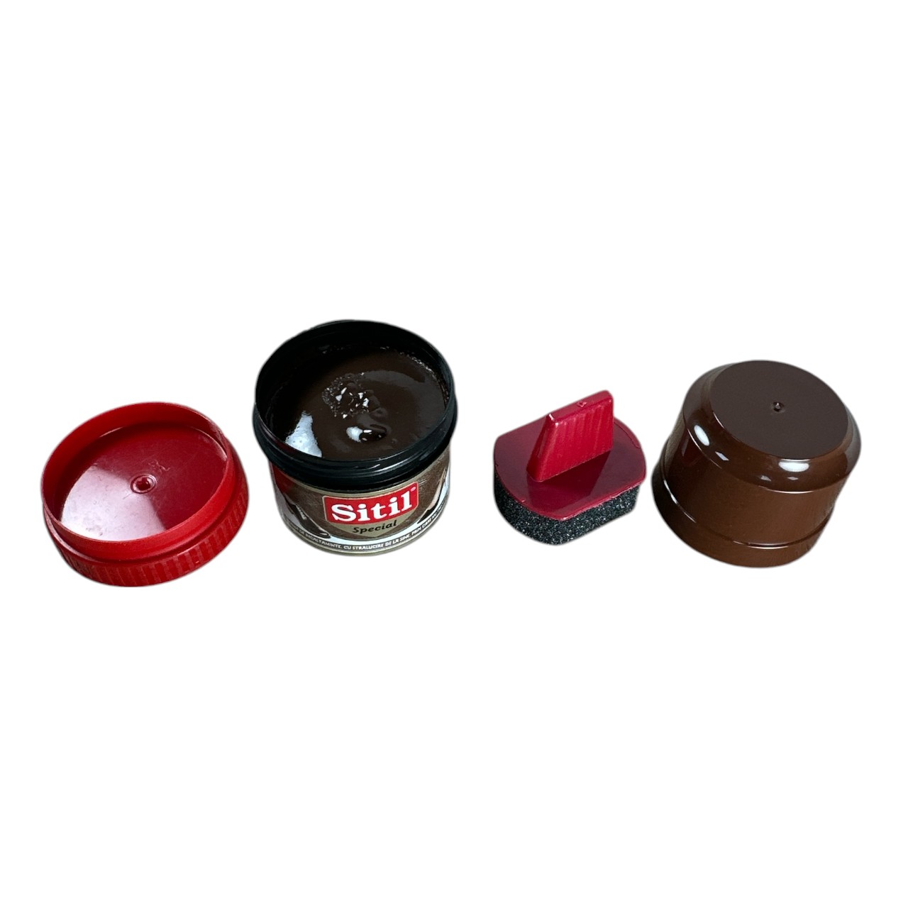 Crema Pantofi Maro cu Burete, 50 ml