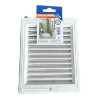Rama aerisire cu plasa 150 x 200 mm, alba