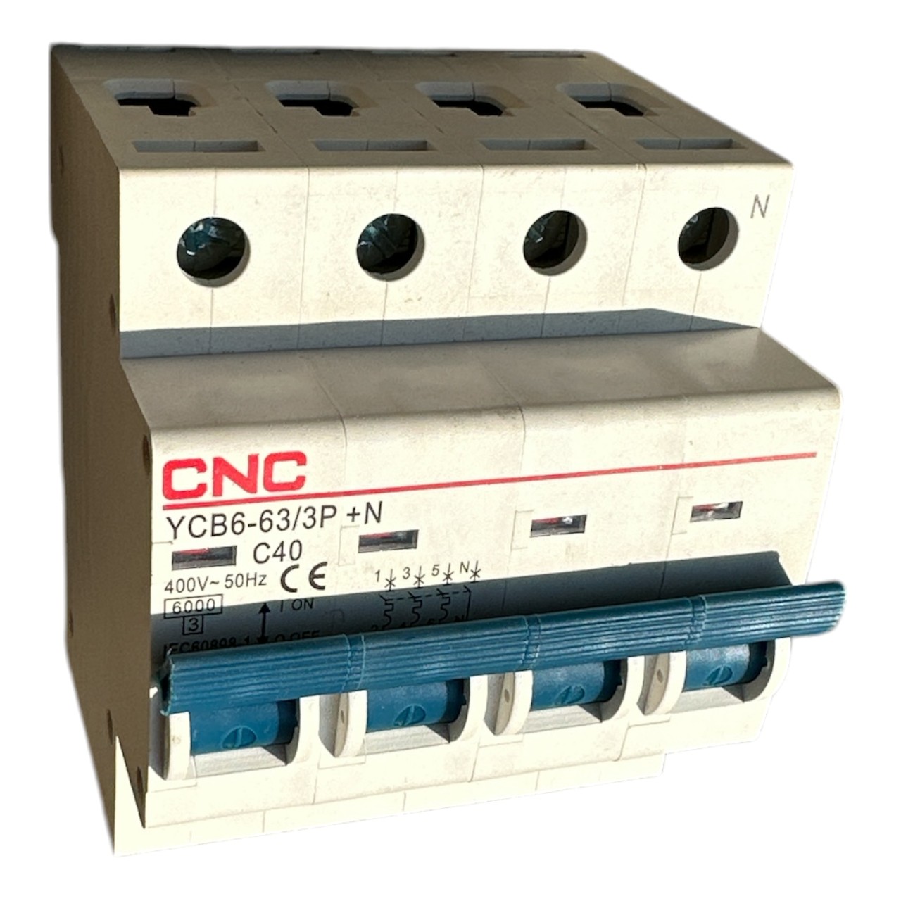 CNC Siguranta automata tetrapolara 40A, 4P, 6KA - imagine 2