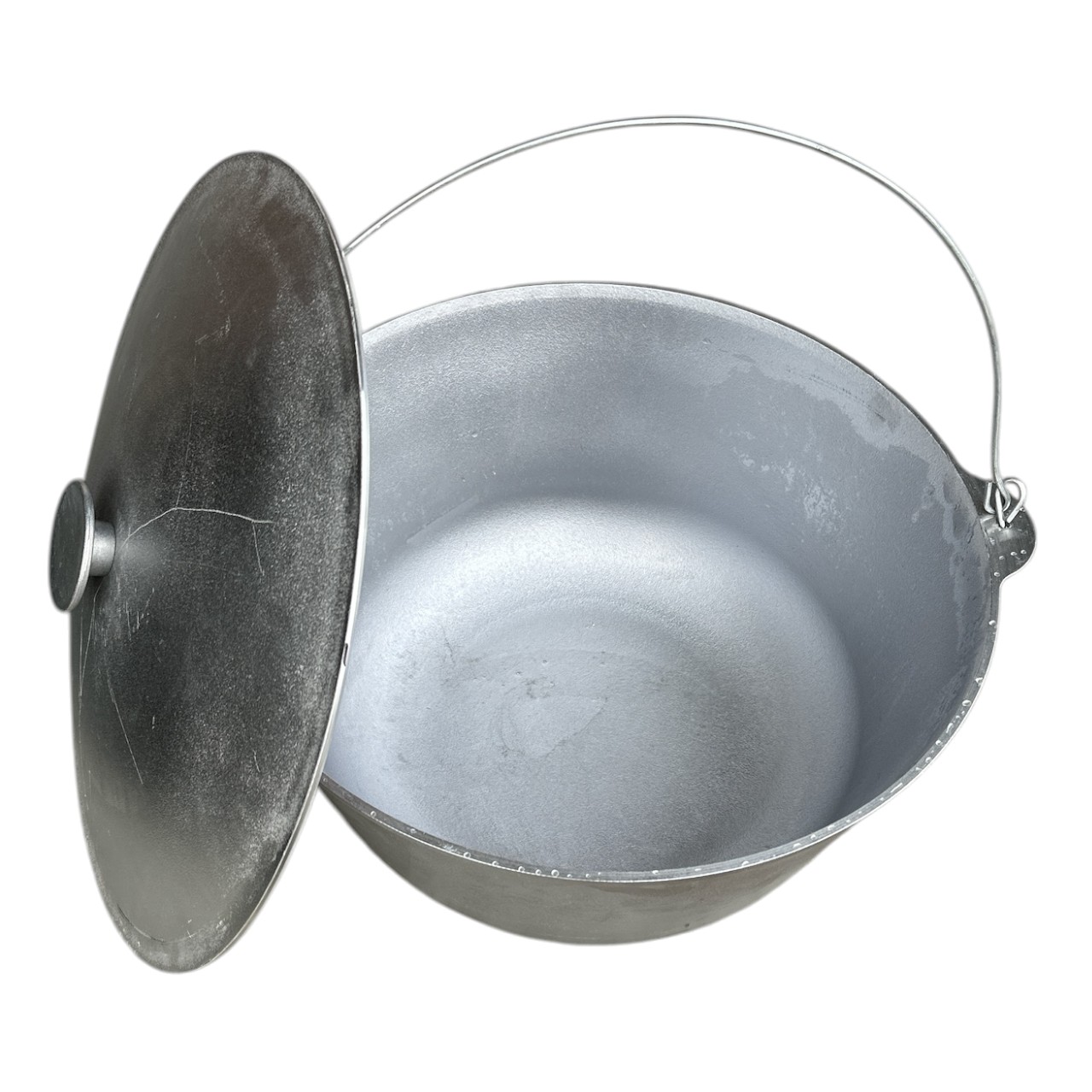 Ceaun aluminiu 25L cu capac si toarta - imagine 2