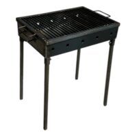 Gratar camping din fier, 62 x 42 cm