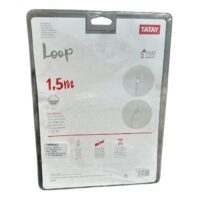 Furtun dus PVC - Tatay Loop (Alb Cromat)1.5 M