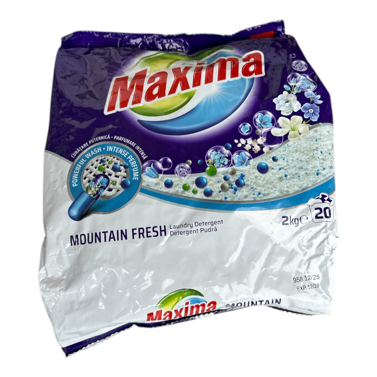 Sano Maxima Mountain Fresh Detergent pudra 20 spalari, 2 kg