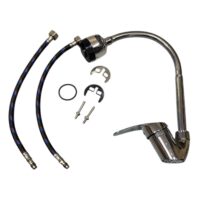 Baterie chiuveta (bucatarie) cu gat flexibil, 2 jeturi