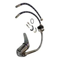 Baterie chiuveta (bucatarie) cu gat flexibil, 2 jeturi