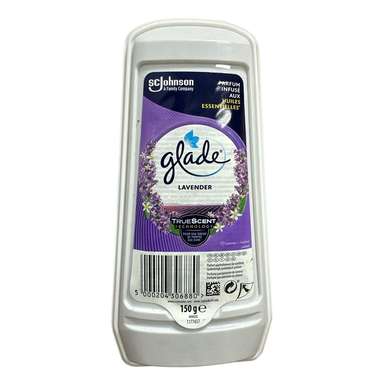 Glade Gel lavanda, Odorizant de camera solid, 150 g