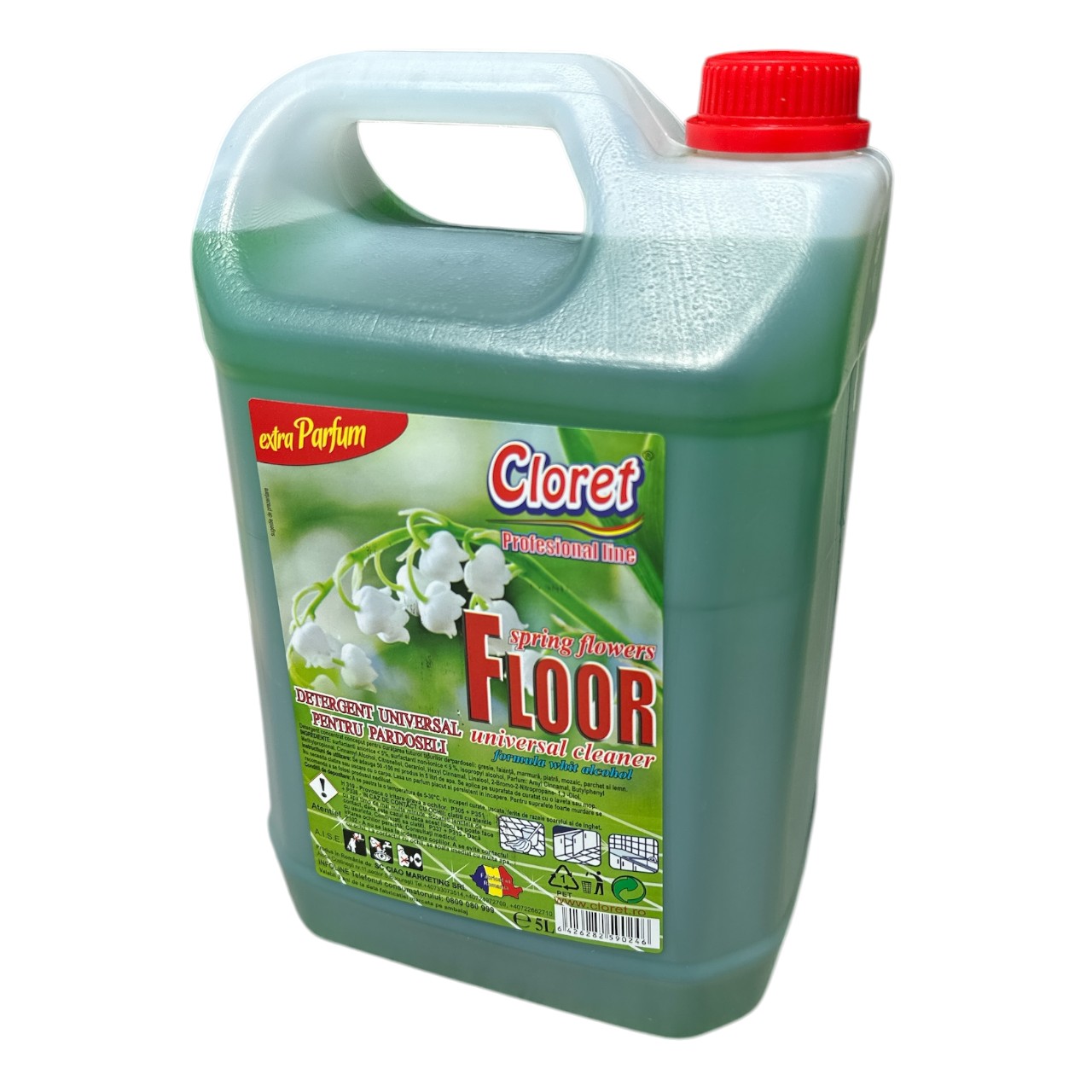 Cloret Solutie pardoseli Spring Flowers 5L - imagine 2