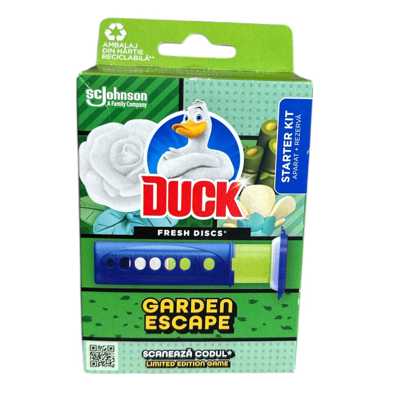 Duck Fresh Discs Lime Odorizant WC gel, 36 ml