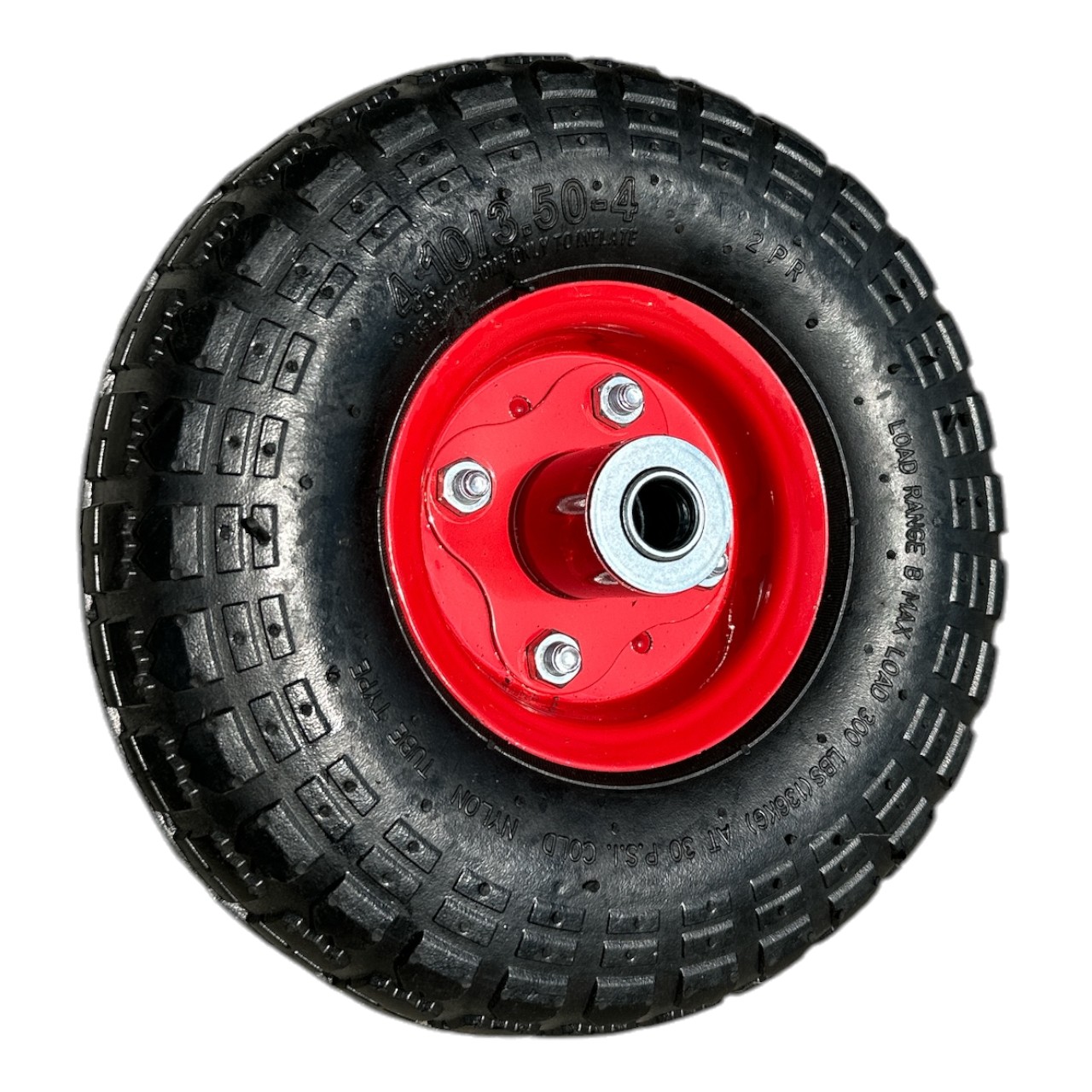 Roata liza cu janta metalica, ax 16mm