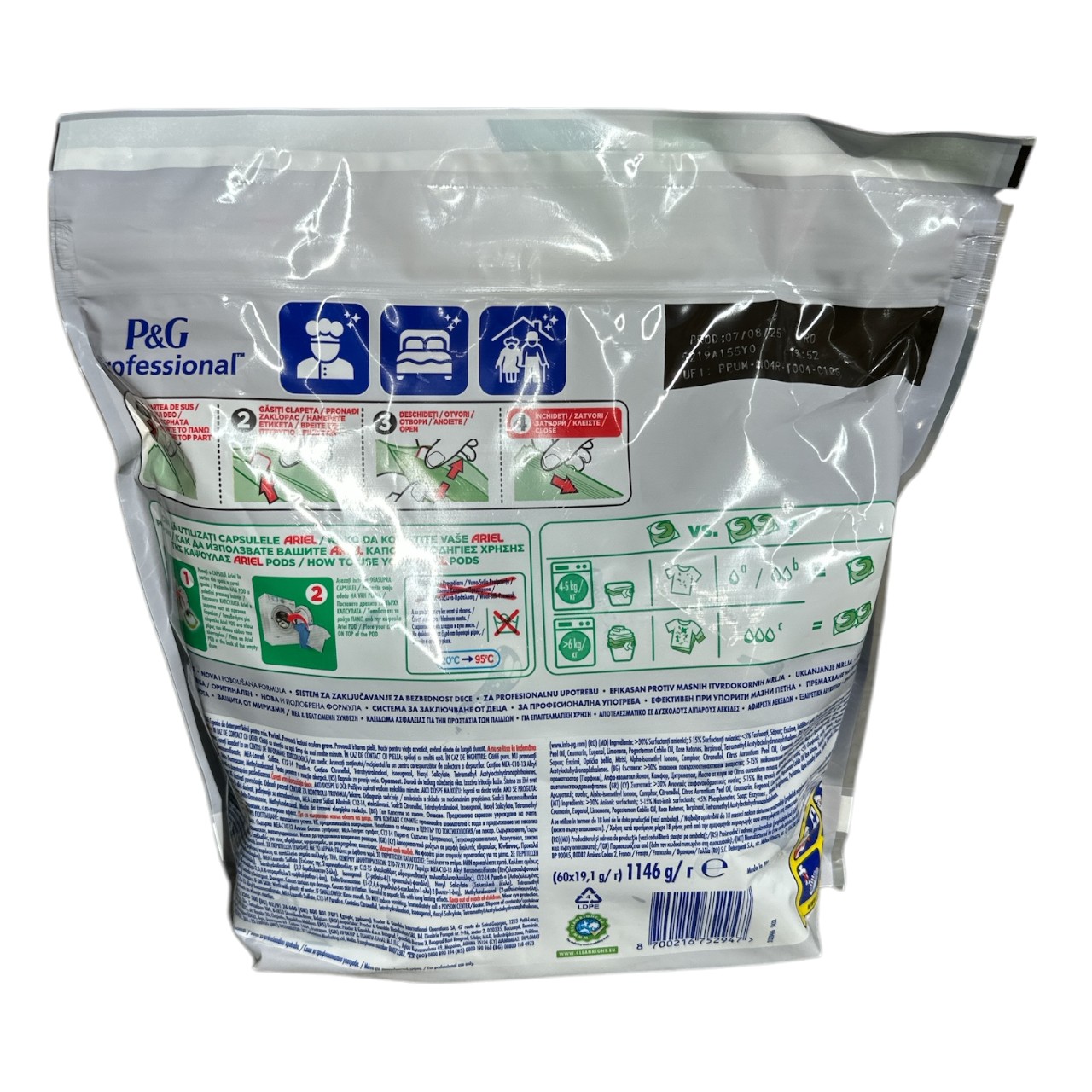 Ariel all in 1 pods Profesional Detergent rufe Original 60 capsule - imagine 2