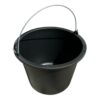 Galeata Constructii 12 L pentru mortar, neagra