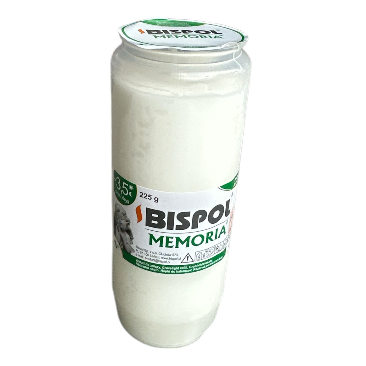 Bispol Memoria Rezerva parafina candela, 3.5 zile