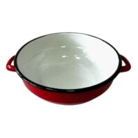 Castron emailat cu toarte [Vailing] 26 cm