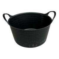 Galeata flexibila / cos flexibil cu 2 manere negru, 14 litri