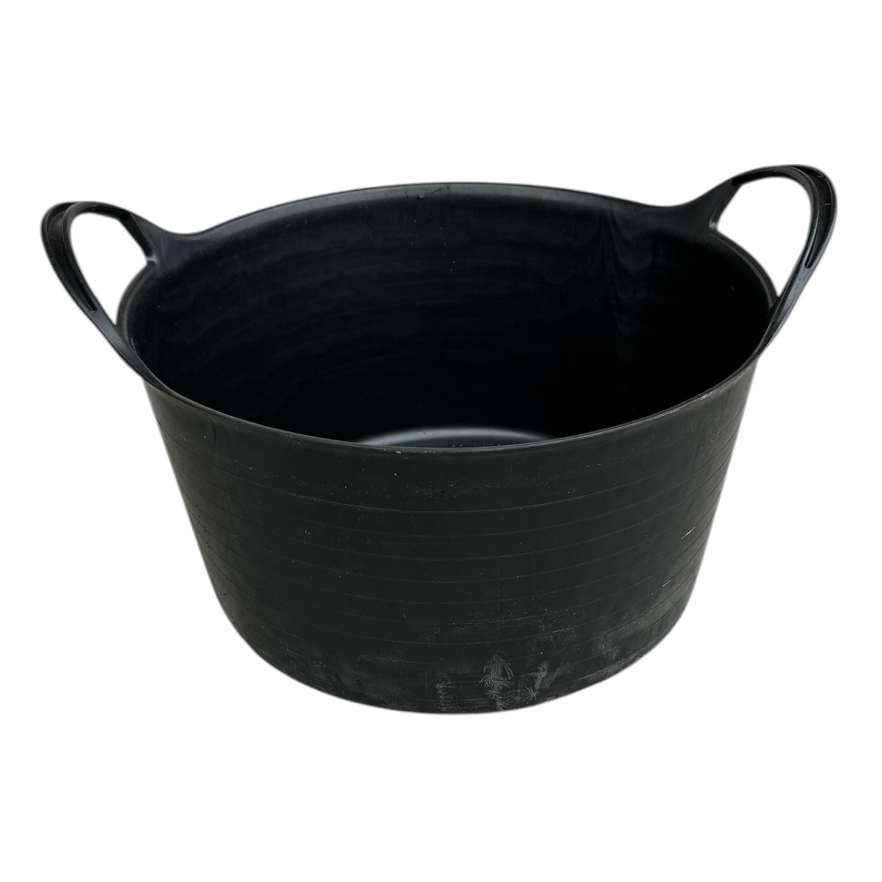 Galeata flexibila / cos flexibil cu 2 manere negru, 14 litri - imagine 2