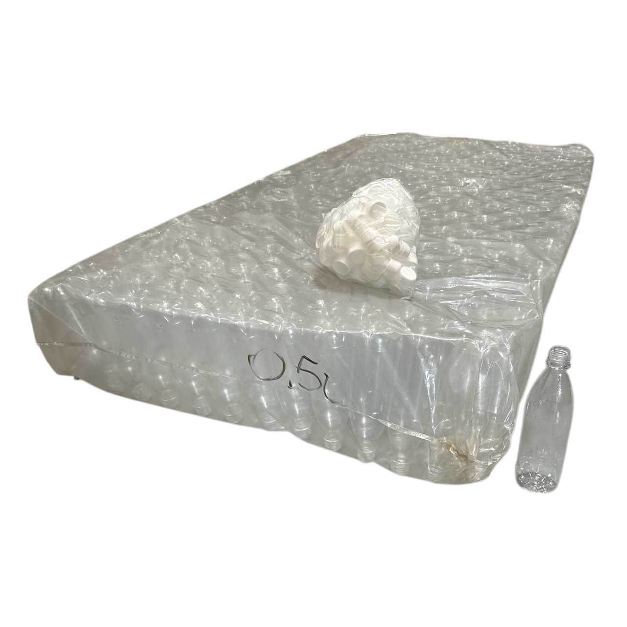 Sticle pet / plastic 500 ml, 310 buc cu capac