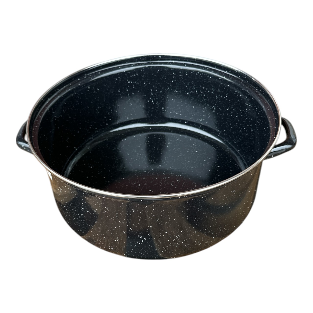 Cratita emailata 8 L, neagra