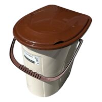 Galeata WC (toaleta) din plastic cu capac, 24 L